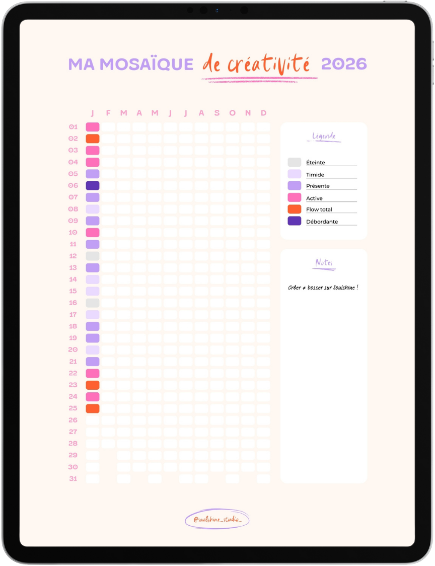 Freebie Soulshine - Mosaïque de créativité